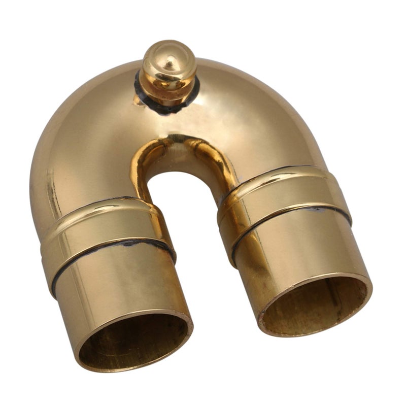 Mxfans Trumpet Parts - Copper Elbow & U Shape Tube DIY Spare Parts - Golden - Image 2